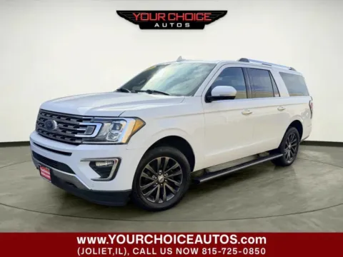 White 2020 Ford Expedition Max Limited for sale in Joliet, IL