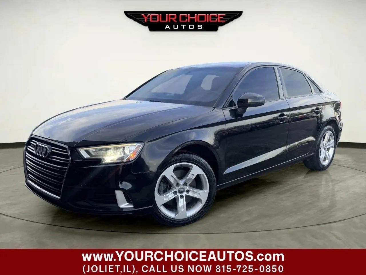 Black 2017 Audi A3 Sedan Premium for sale in Joliet, IL