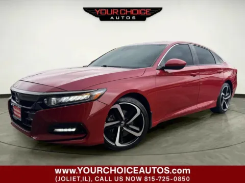 Red 2020 Honda Accord Sedan Sport for sale in Joliet, IL