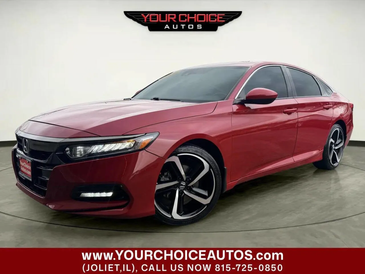 Red 2020 Honda Accord Sedan Sport for sale in Joliet, IL