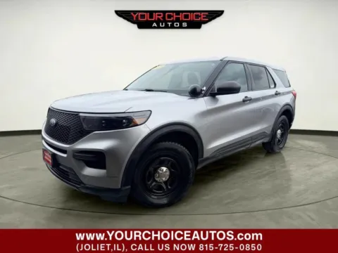 Gray 2020 Ford Police Interceptor Utility AWD 4dr SUV for sale in Joliet, IL