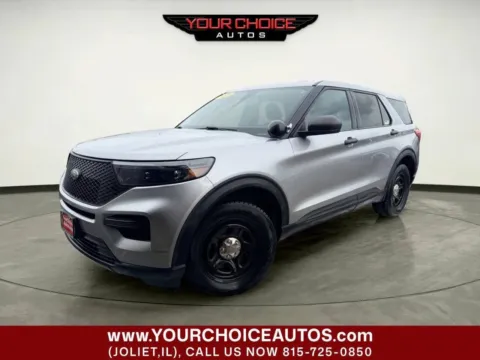 Gray 2020 Ford Police Interceptor Utility AWD 4dr SUV for sale in Joliet, IL
