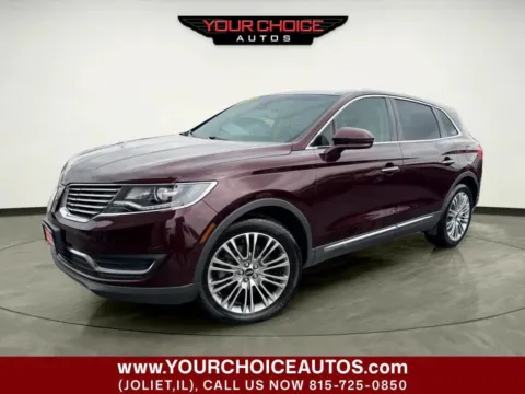 Red 2018 Lincoln MKX Reserve for sale in Joliet, IL