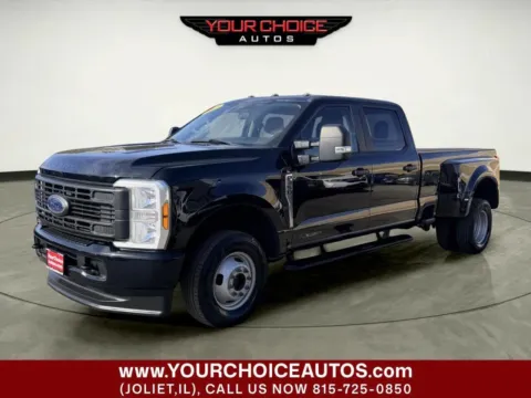 Black 2023 Ford Super Duty F-350 DRW XL 4x4 4dr Crew Cab 8 ft. LB DRW Pickup for sale in Joliet, IL