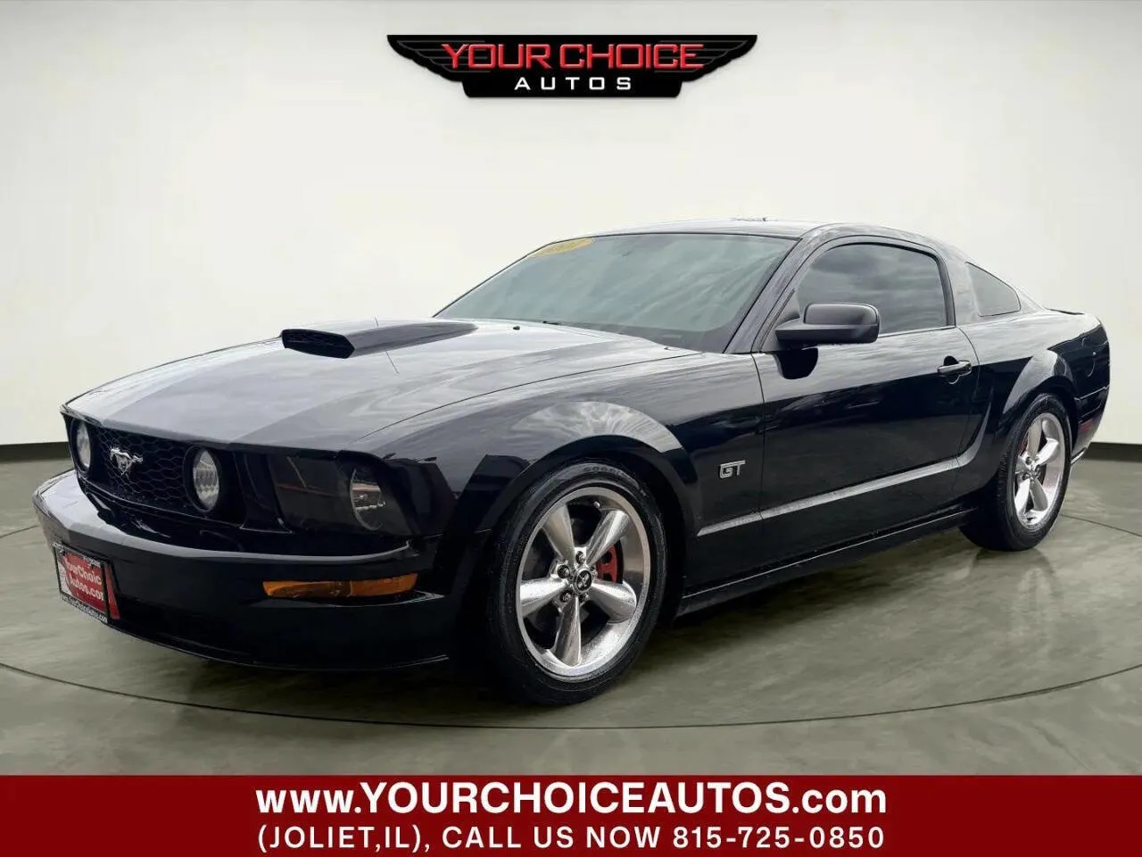 Black 2007 Ford Mustang GT Premium 2dr Fastback for sale in Joliet, IL