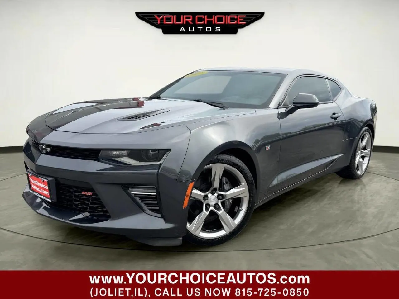 Gray 2018 Chevrolet Camaro 2SS for sale in Joliet, IL