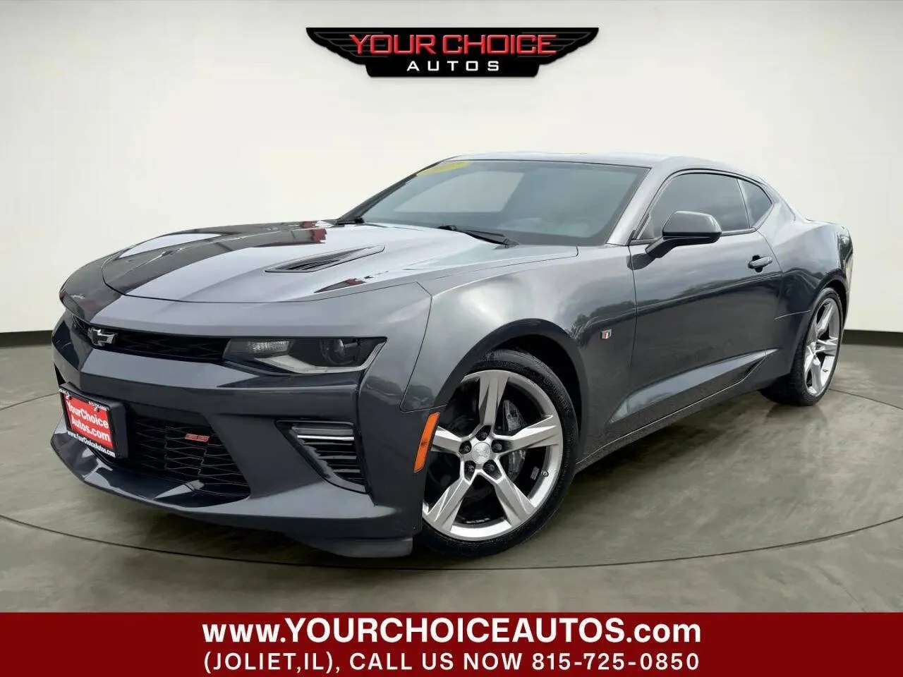 Gray 2018 Chevrolet Camaro 2SS for sale in Joliet, IL