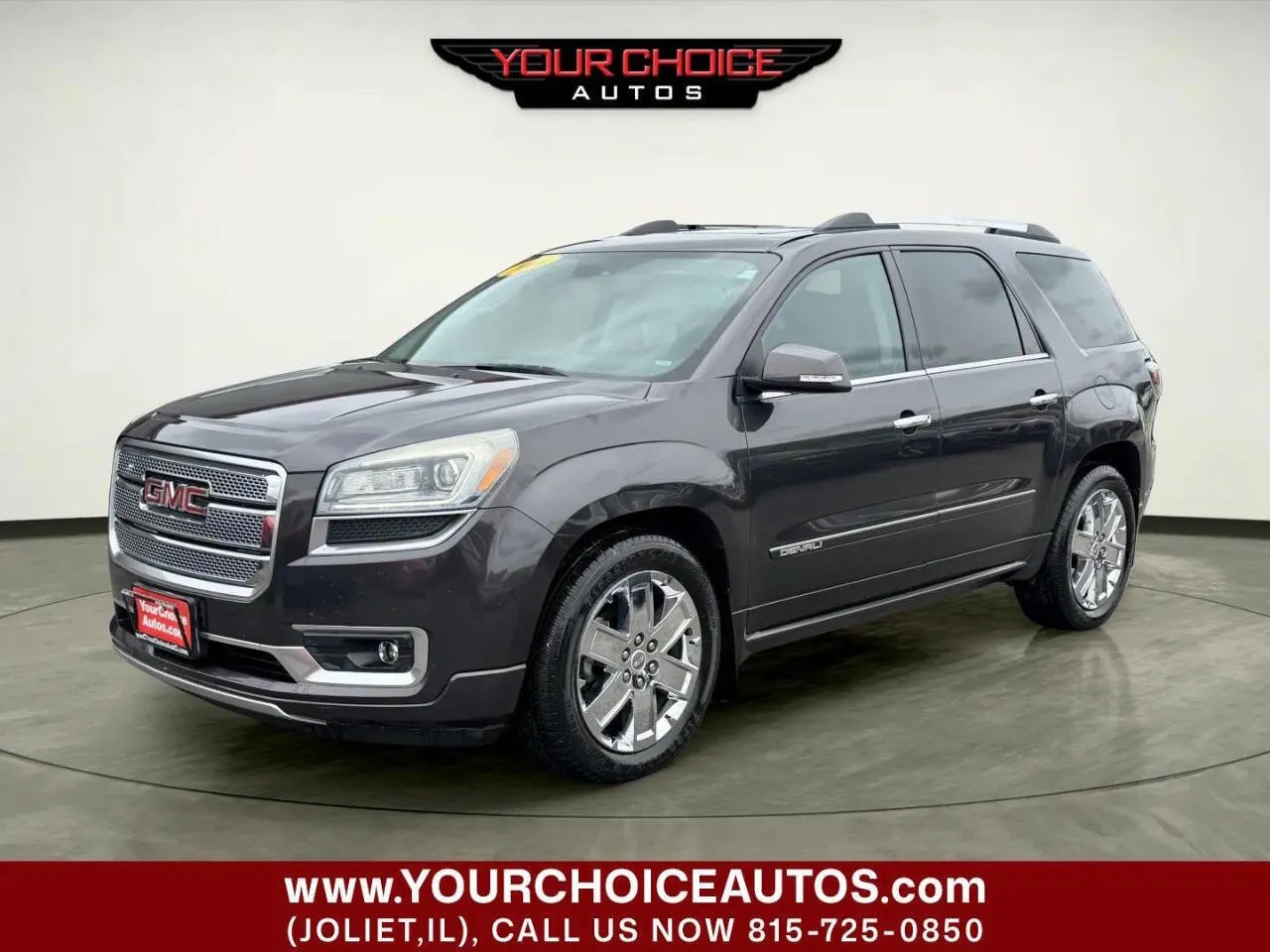 Gray 2014 GMC Acadia Denali for sale in Joliet, IL