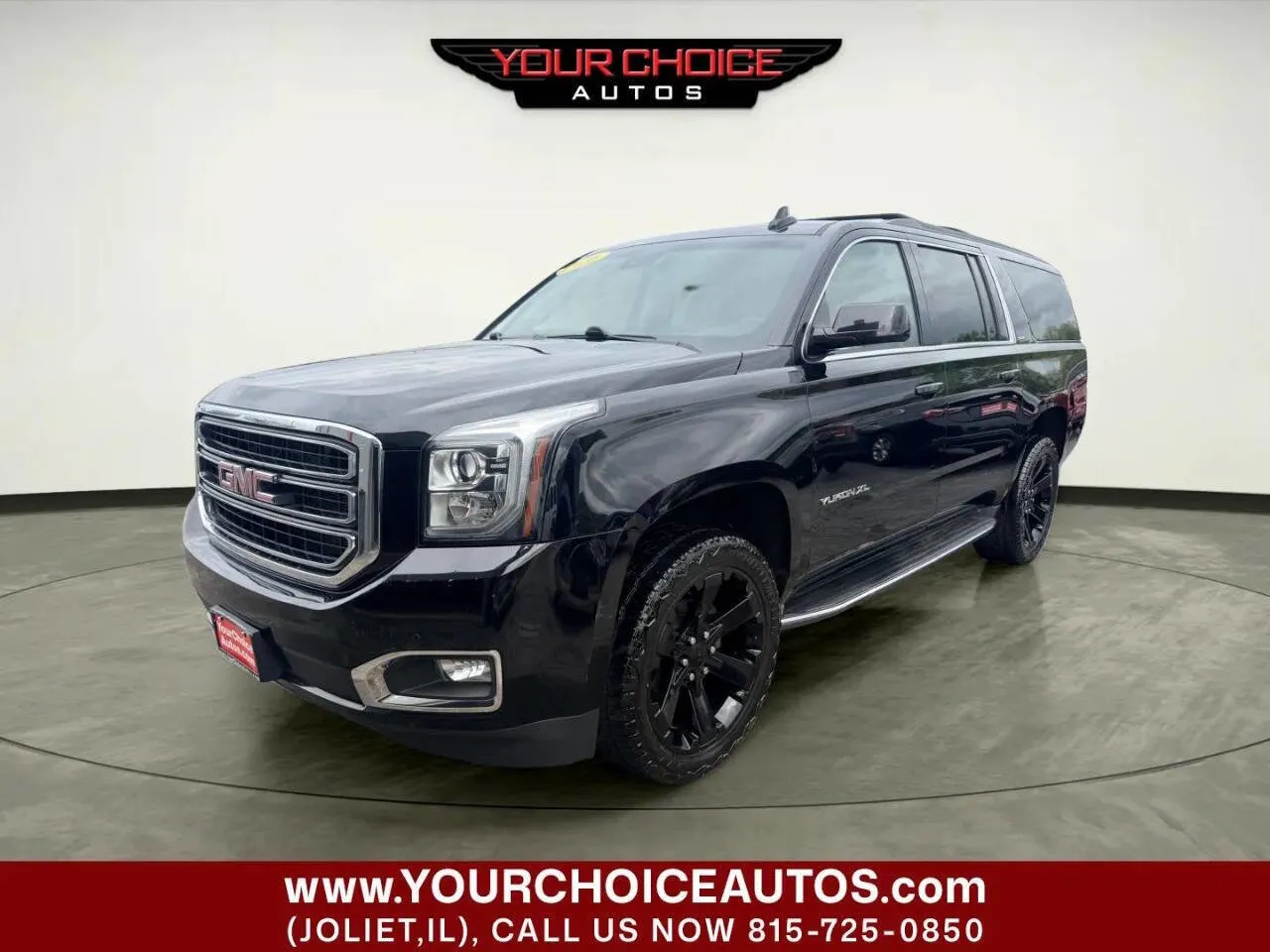 Black 2016 GMC Yukon XL SLE for sale in Joliet, IL