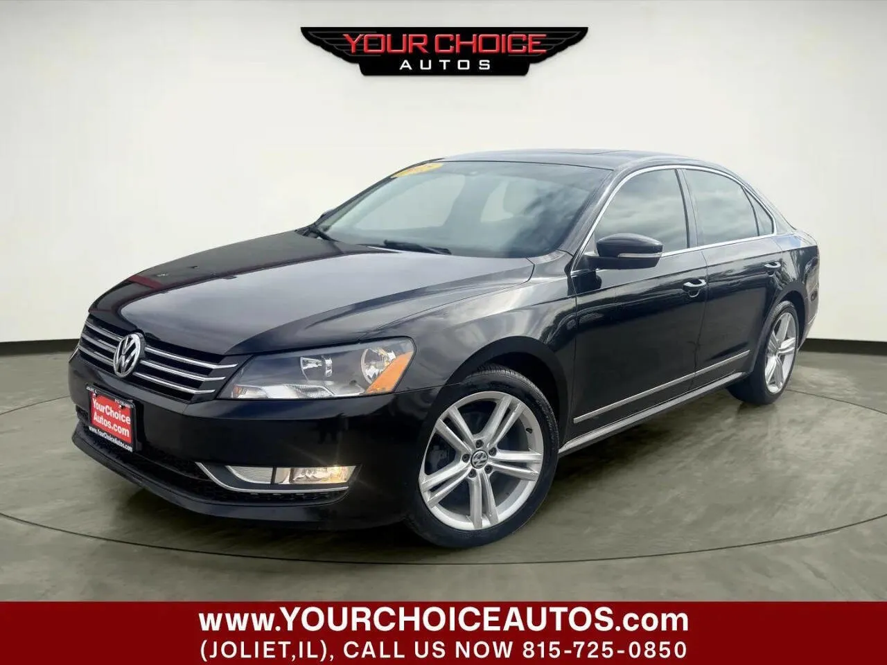 Black 2015 Volkswagen Passat 1.8T SE 4dr Sedan PZEV for sale in Joliet, IL