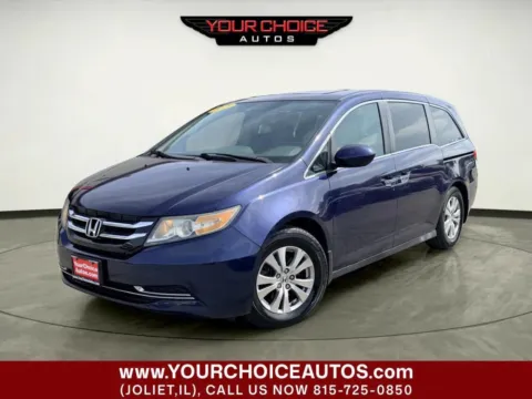 Blue 2015 Honda Odyssey EX-L for sale in Joliet, IL