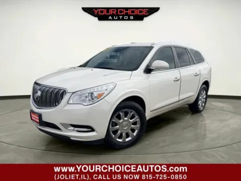 White 2015 Buick Enclave Premium for sale in Joliet, IL