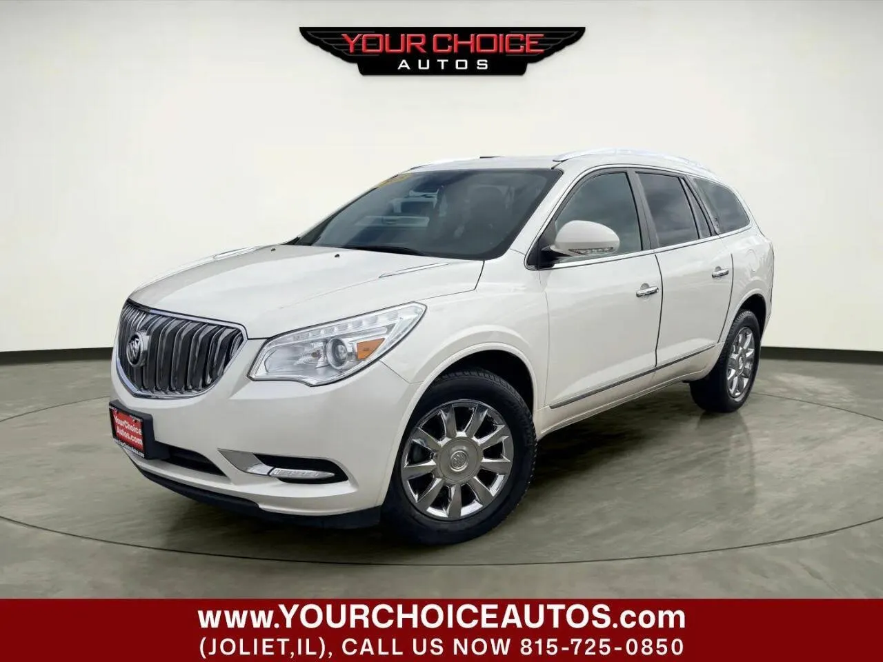 White 2015 Buick Enclave Premium for sale in Joliet, IL