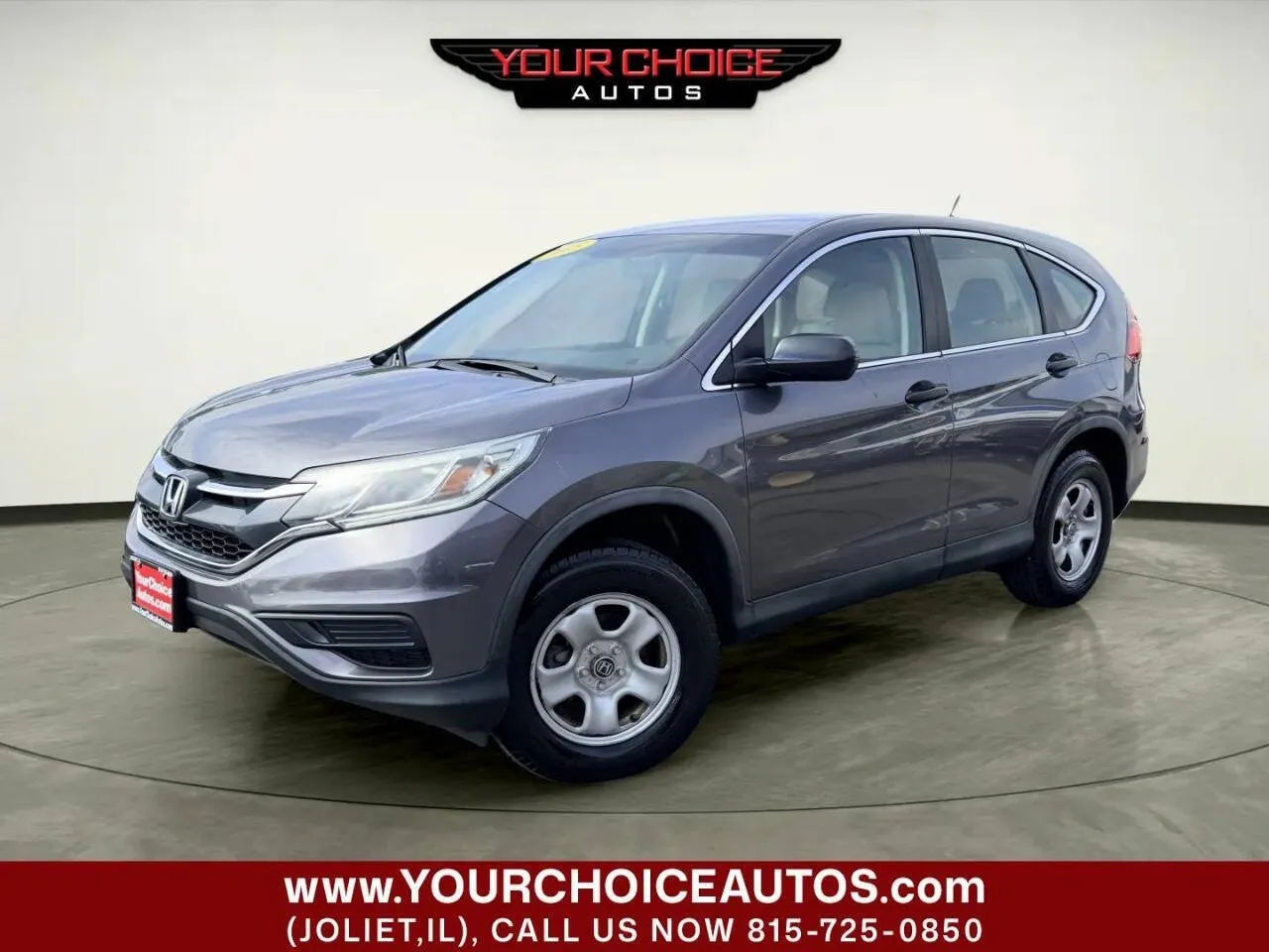 Gray 2015 Honda CR-V LX for sale in Joliet, IL