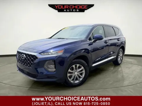 Blue 2020 Hyundai Santa Fe SE for sale in Joliet, IL