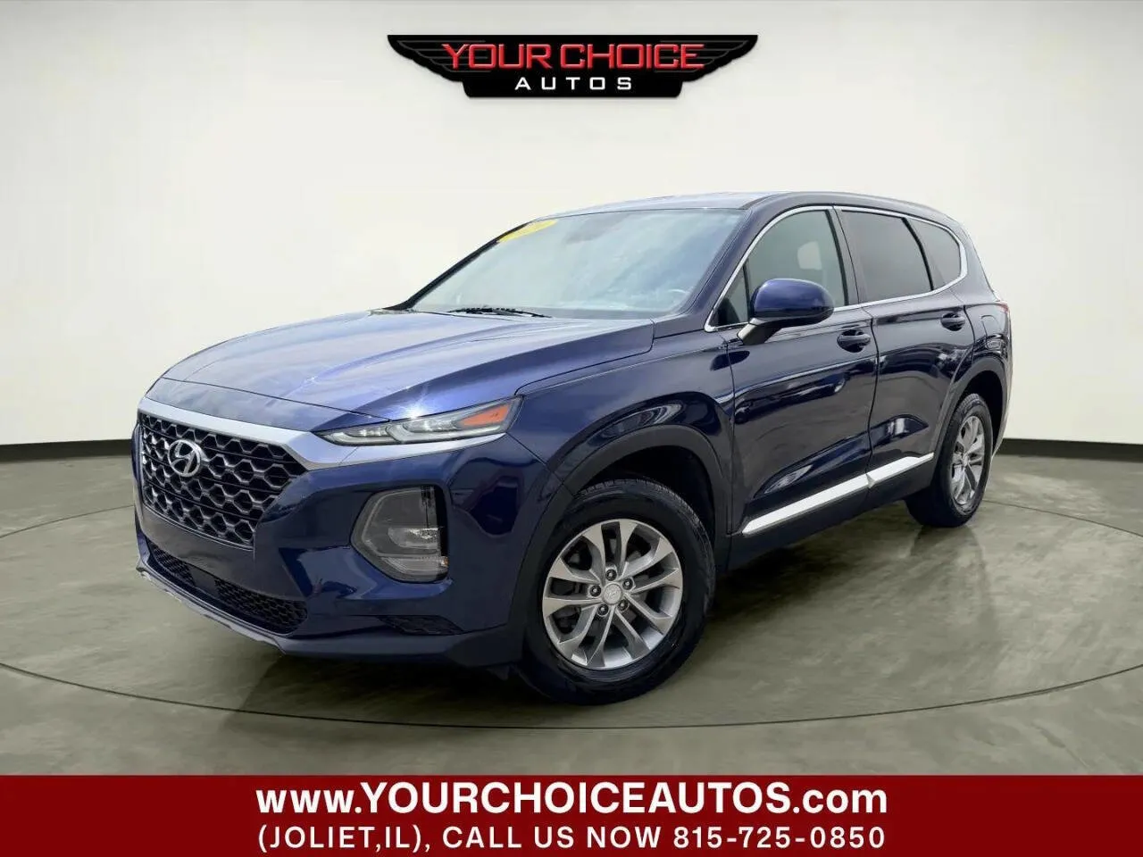 Blue 2020 Hyundai Santa Fe SE for sale in Joliet, IL