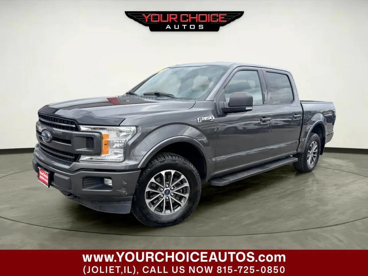 Gray 2019 Ford F-150 XLT 4x4 4dr SuperCrew 5.5 ft. SB for sale in Joliet, IL