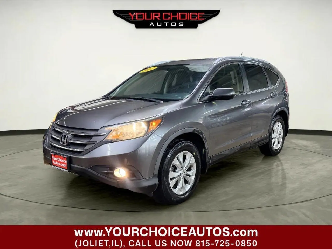 Gray 2012 Honda CR-V EX-L for sale in Joliet, IL