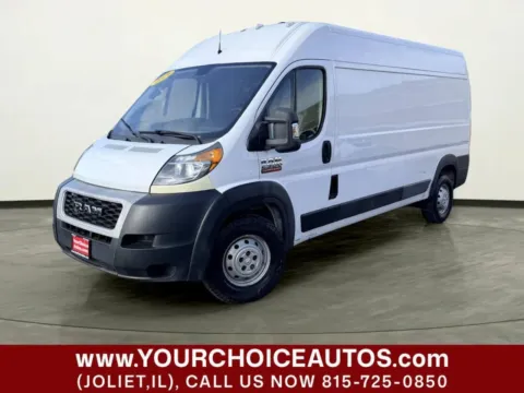 White 2019 Ram ProMaster Cargo Van 2500 159 WB 3dr High Roof Cargo Van for sale in Joliet, IL