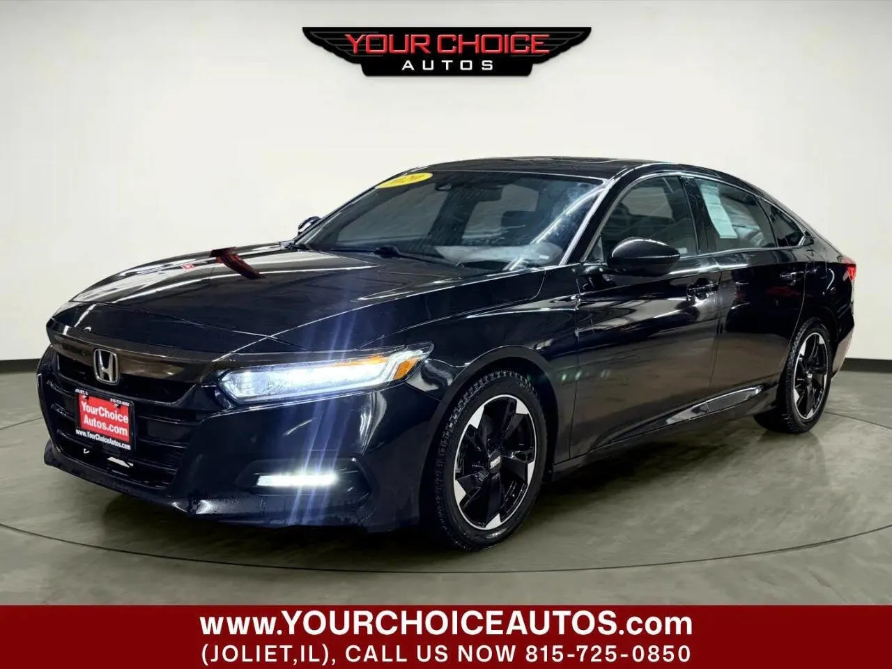 Black 2020 Honda Accord Sedan Sport for sale in Joliet, IL