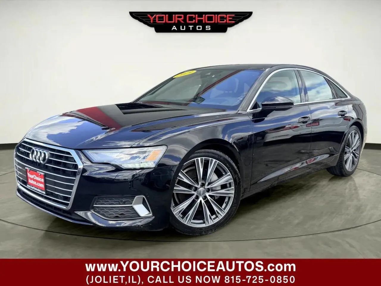Black 2019 Audi A6 Premium for sale in Joliet, IL