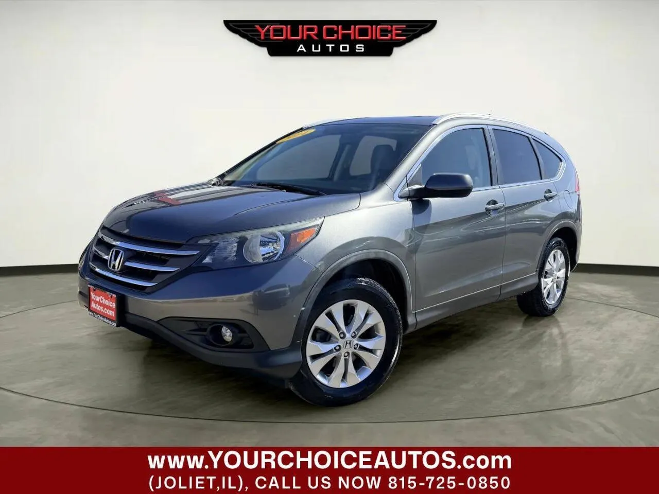 Gray 2014 Honda CR-V EX-L for sale in Joliet, IL