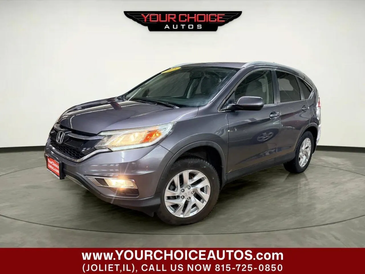 Gray 2015 Honda CR-V EX-L for sale in Joliet, IL