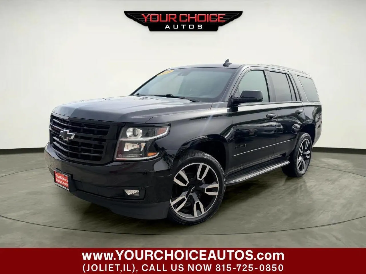 Black 2018 Chevrolet Tahoe Premier for sale in Joliet, IL