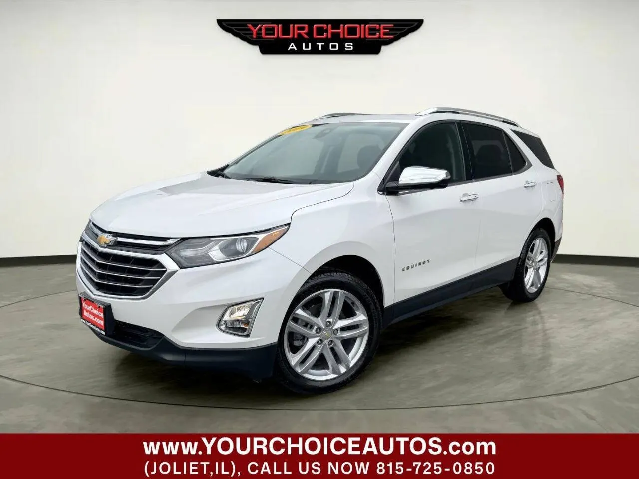 White 2019 Chevrolet Equinox Premier for sale in Joliet, IL