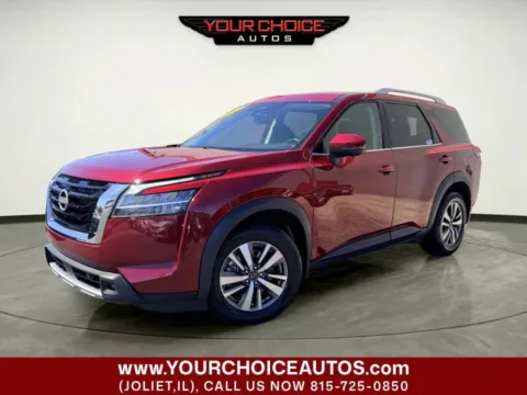 Red 2022 Nissan Pathfinder SL for sale in Joliet, IL
