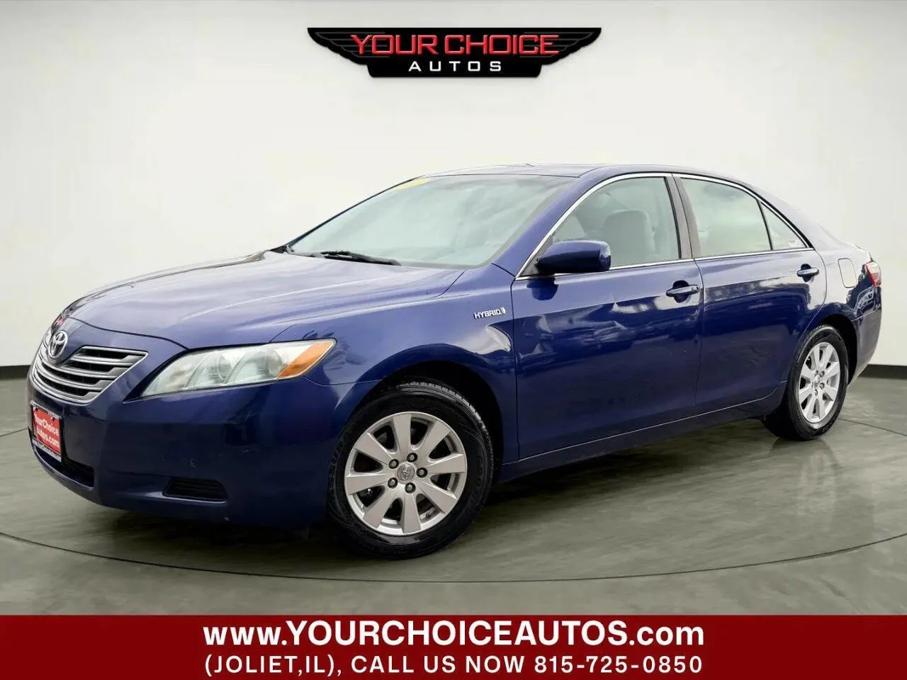 Blue 2007 Toyota Camry Hybrid Base 4dr Sedan for sale in Joliet, IL