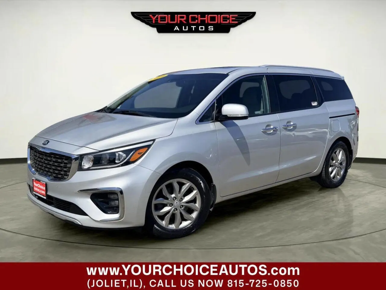 Silver 2019 Kia Sedona EX for sale in Joliet, IL