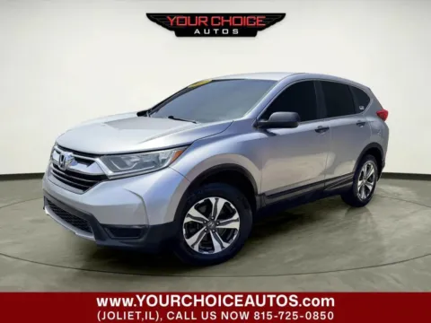 Silver 2017 Honda CR-V LX for sale in Joliet, IL