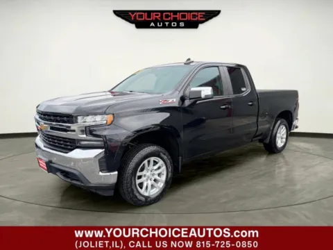 Black 2020 Chevrolet Silverado 1500 LT for sale in Joliet, IL