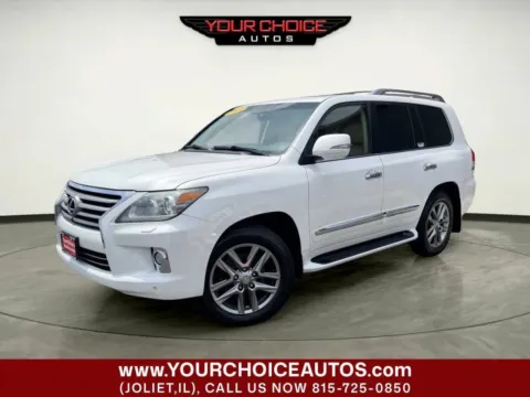 White 2013 Lexus LX 570 Base AWD 4dr SUV for sale in Joliet, IL