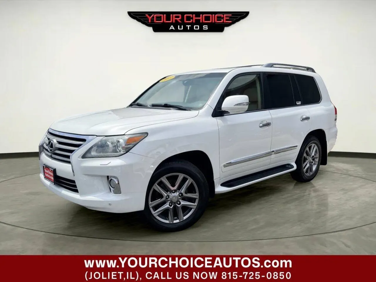 White 2013 Lexus LX 570 Base AWD 4dr SUV for sale in Joliet, IL