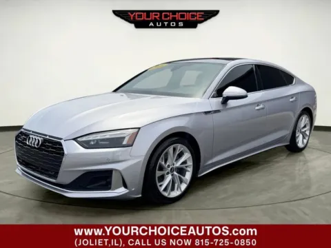 Silver 2021 Audi A5 Sportback Premium Plus for sale in Joliet, IL