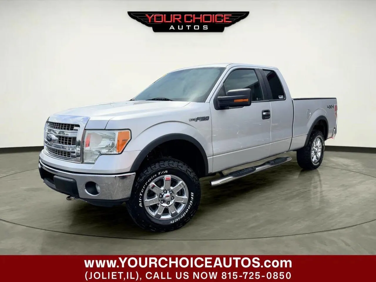 Silver 2013 Ford F-150 XLT 4x4 4dr SuperCab Styleside 6.5 ft. SB for sale in Joliet, IL