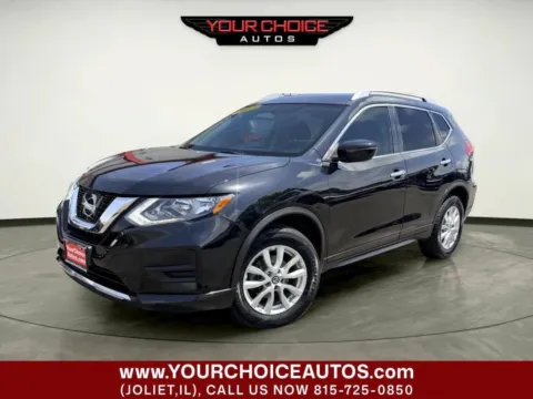 Black 2017 Nissan Rogue SV for sale in Joliet, IL