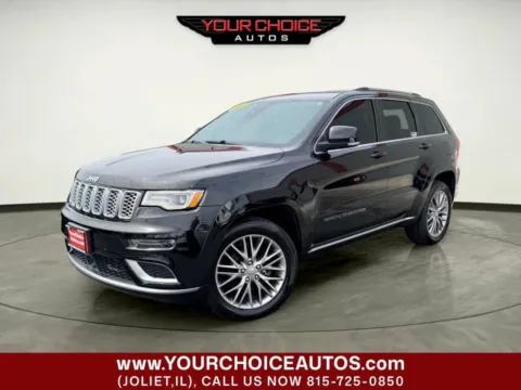 Black 2017 Jeep Grand Cherokee Summit for sale in Joliet, IL