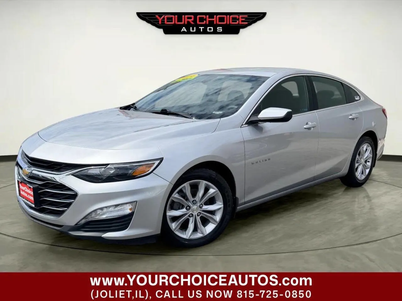 Silver 2019 Chevrolet Malibu LT for sale in Joliet, IL