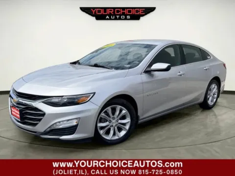 Silver 2019 Chevrolet Malibu LT for sale in Joliet, IL
