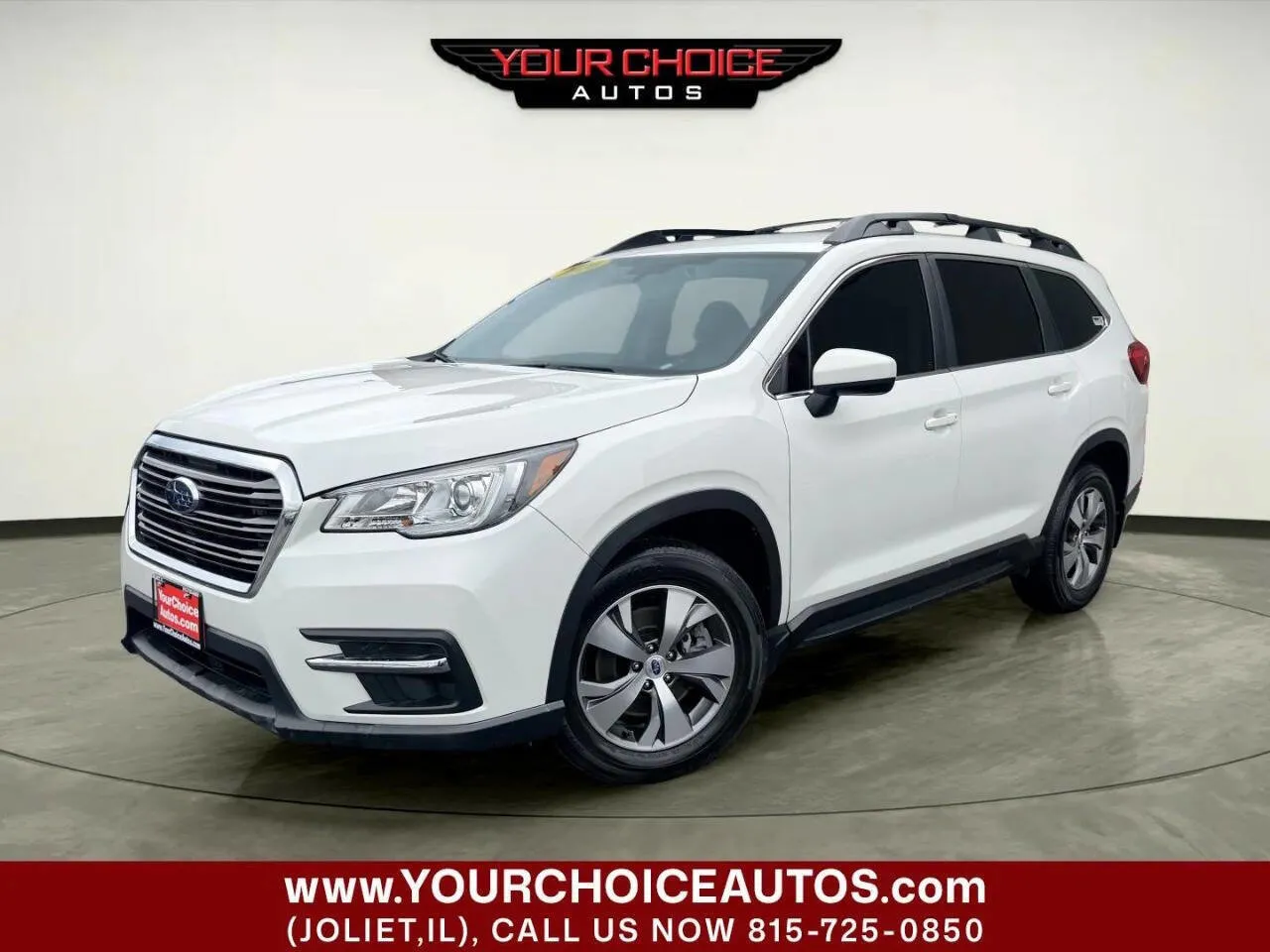 White 2020 Subaru Ascent Premium for sale in Joliet, IL