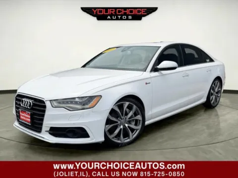 White 2012 Audi A6 3.0T Prestige for sale in Joliet, IL
