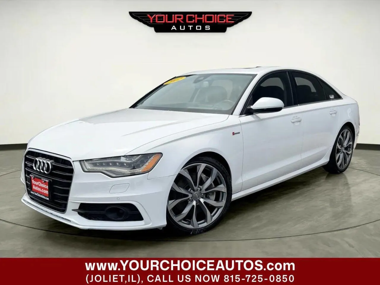 White 2012 Audi A6 3.0T Prestige for sale in Joliet, IL