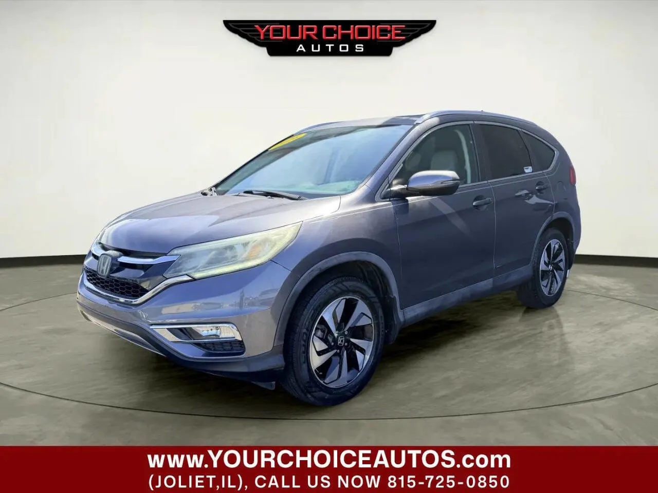 Gray 2016 Honda CR-V Touring for sale in Joliet, IL