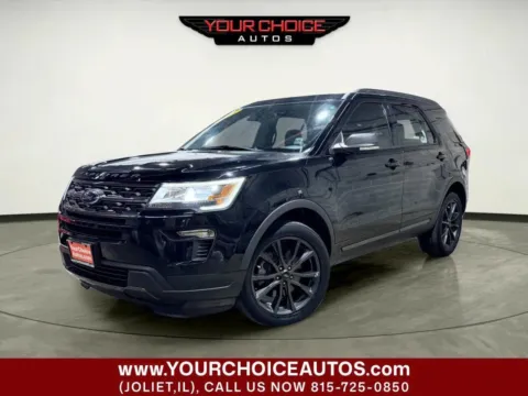 Black 2018 Ford Explorer XLT for sale in Joliet, IL