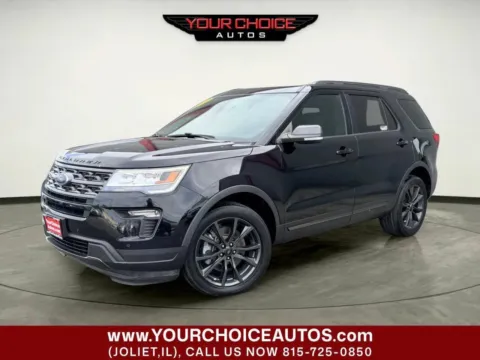 Black 2018 Ford Explorer XLT for sale in Joliet, IL