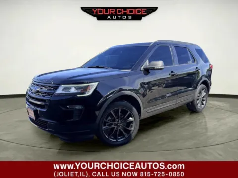 Black 2018 Ford Explorer XLT for sale in Joliet, IL