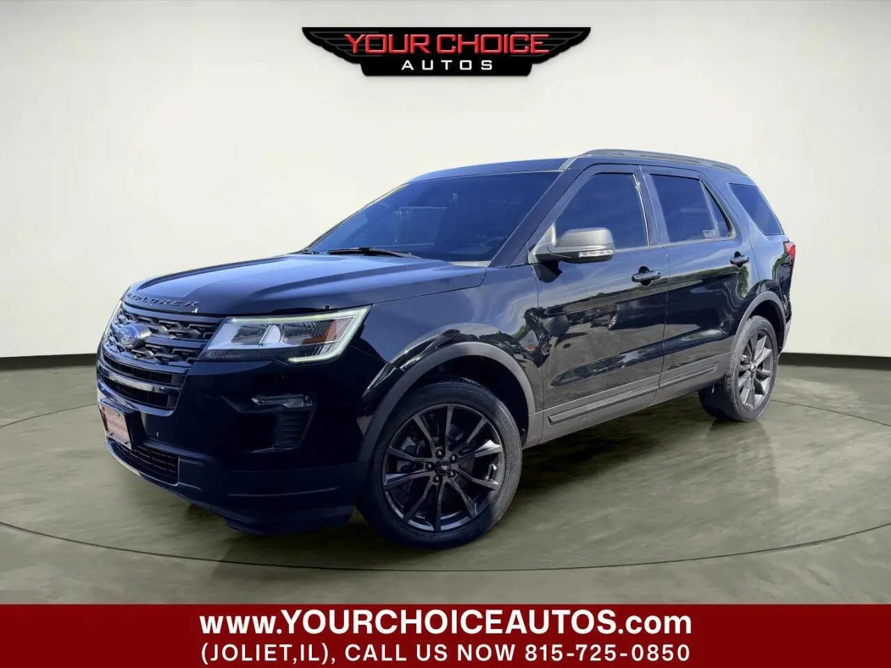 Black 2018 Ford Explorer XLT for sale in Joliet, IL